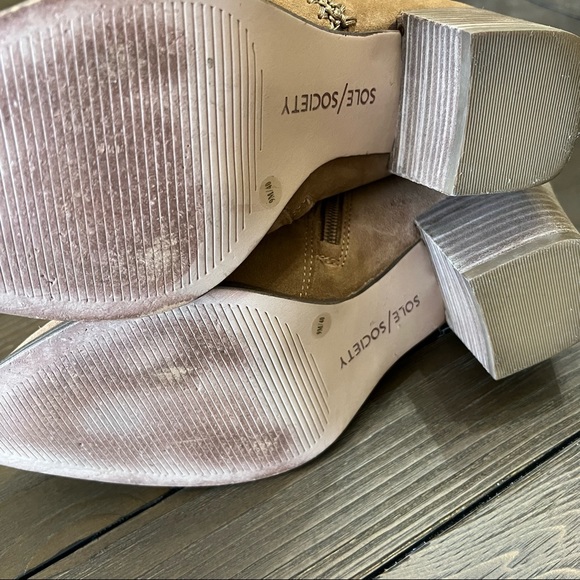 Sole Society Alexis tall boot in walnut colored - leather - Picture 8 of 14